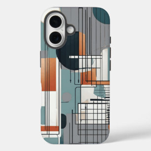Geometrische Zusammensetzung iPhone 16 Hülle