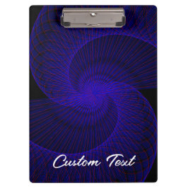 Geometrische Zwischenablage mit zwei Klammern nach Klemmbrett