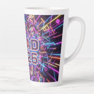Geometrischer 2026 Absolventen-Becher Milchtasse