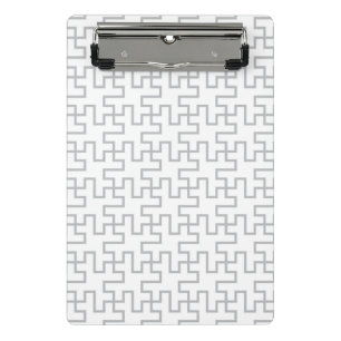 Geometrischer abstrakter Boden-Entwurf Mini Klemmbrett