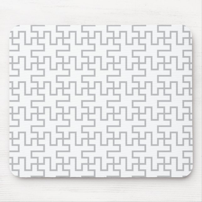 Geometrischer abstrakter Boden-Entwurf Mousepad (Vorne)