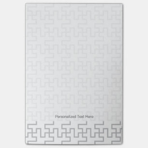 Geometrischer abstrakter Boden-Entwurf Post-it Klebezettel