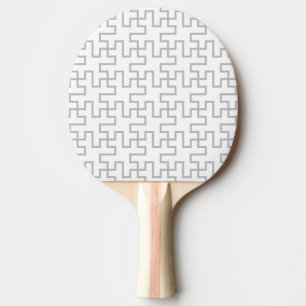 Geometrischer abstrakter Boden-Entwurf Tischtennis Schläger