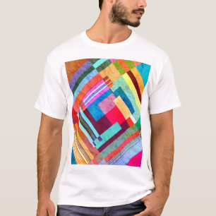 Geometrischer abstrakter, grafischer Hintergrund. T-Shirt