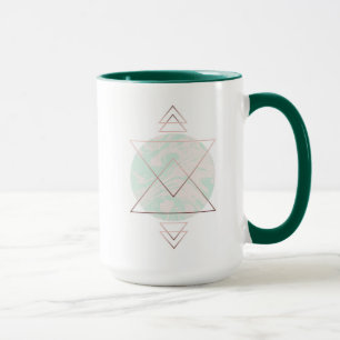 Geometrischer abstrakter Kunst-Entwurf Tasse