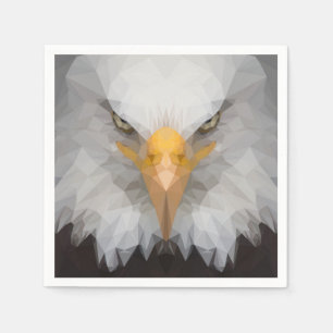 Geometrischer Adler Serviette