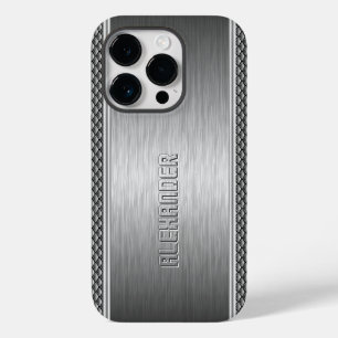 Geometrischer Akzent aus Aluminium, metallisch geb Case-Mate iPhone 14 Pro Hülle