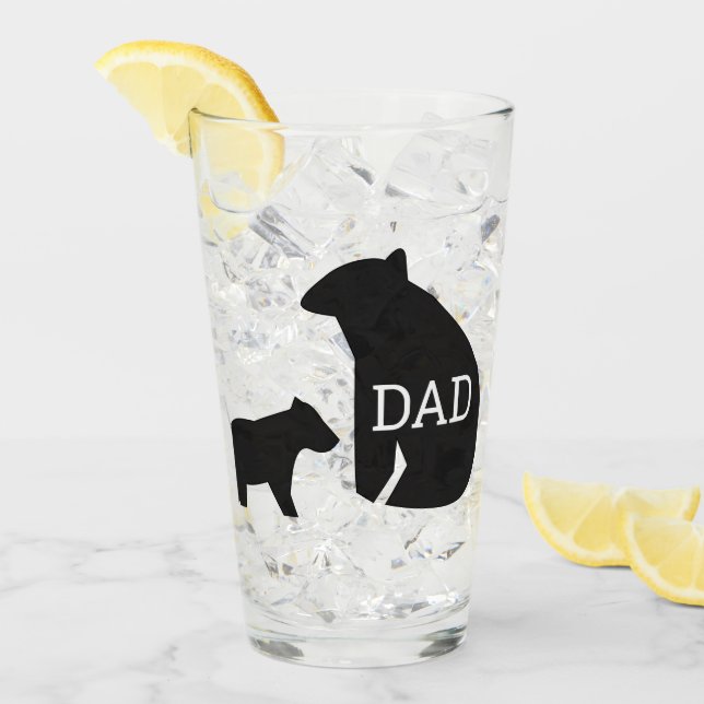 Geometrischer Bär und Vater Glas (Vorderseite Ice)