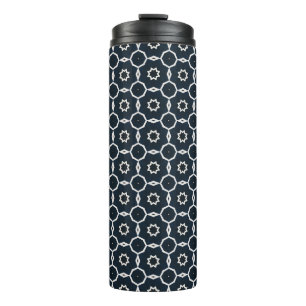 Geometrischer Druck Thermosbecher