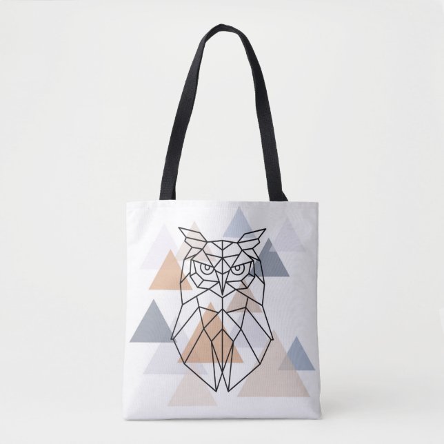 Geometrischer Eulen-Entwurf (Vorderseite)