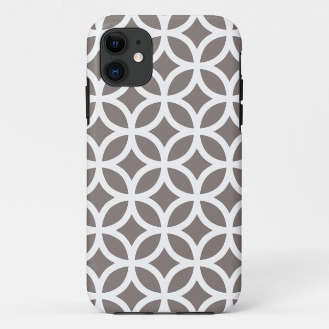 Geometrischer Fall Treibholz-Browns Iphone 5 Case-Mate iPhone Hülle (Rückseite)
