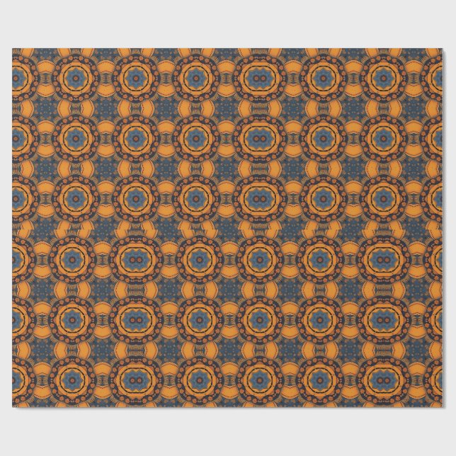 Geometrischer Fall, Whimsischer Herbst, Herbst, He Geschenkpapier (Flach)