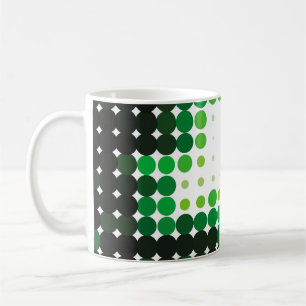 Geometrischer, farbiger Vintager Hintergrund. Abst Kaffeetasse