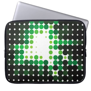 Geometrischer, farbiger Vintager Hintergrund. Abst Laptopschutzhülle