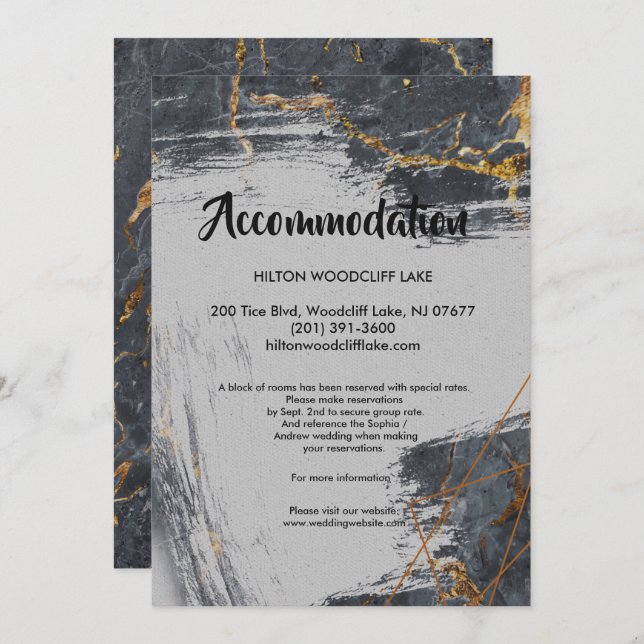 Geometrischer Glitzer für die Umschließung Einladung (Vorne/Hinten)