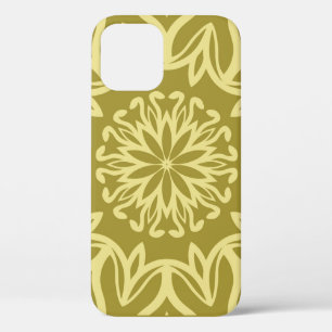 Geometrischer Hintergrund mit Blumen. Stammesethni Case-Mate iPhone Hülle