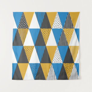 Geometrischer Hintergrund. Vintage Darstellung. Wandteppich