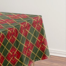 Geometrischer Holiday Red, Green und Gold Glitzer