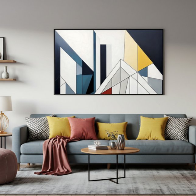 Geometrischer Horizont Leinwanddruck (Von Creator hochgeladen)