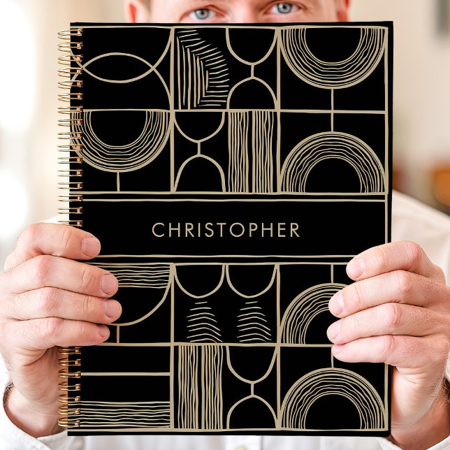 Geometrischer Individuelle Name für Schwarz und Go Planer (Von Creator hochgeladen)