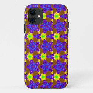 geometrischer Kasten der lila Sterne Case-Mate iPhone Hülle