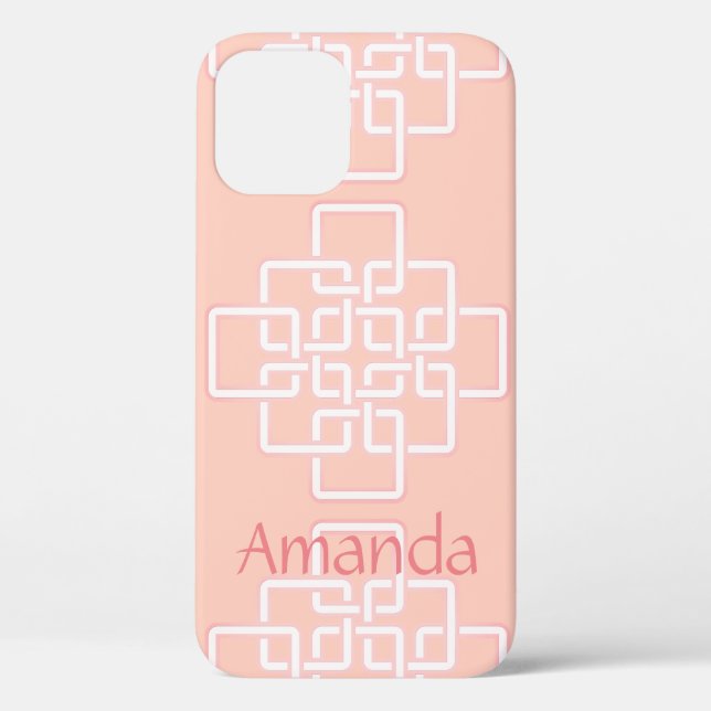 Geometrischer keltischer Knoten Case-Mate iPhone Hülle (Rückseite)