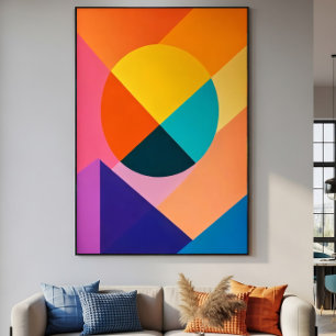 Geometrischer Kosmos Poster