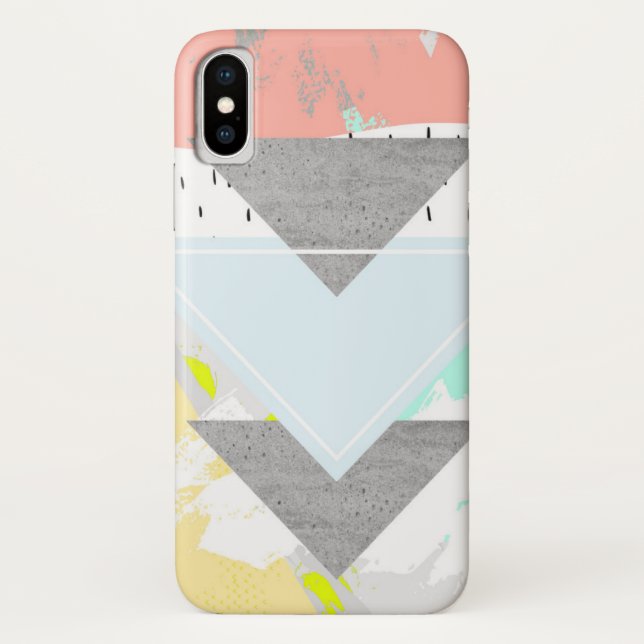 Geometrischer Kunst-Druck Case-Mate iPhone Hülle (Rückseite)
