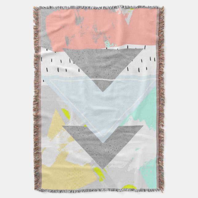 Geometrischer Kunstdruck Decke (Vorderseite Vertikal)