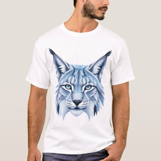 Geometrischer Luchs Im Polygon-Stil T-Shirt