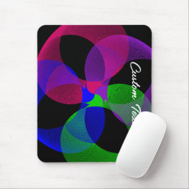 Geometrischer Mehrfarbenspulpad Mousepad
