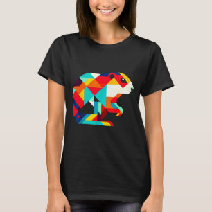 Geometrischer Minimalismus Moderne Illustration Mu T-Shirt