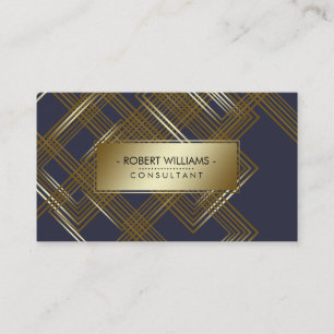 Geometrischer moderner visitenkarte