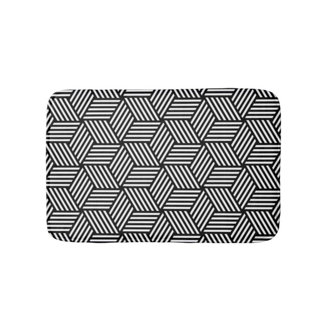 Geometrischer Musterkunstentwurf Badematte (Vorderseite)
