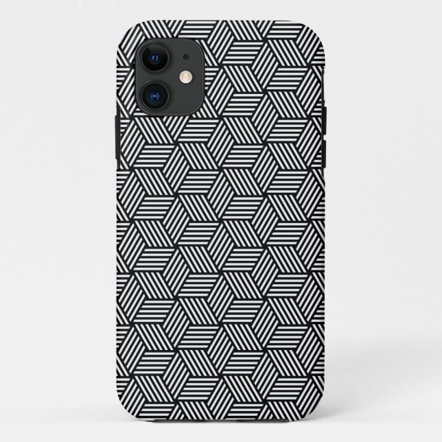 Geometrischer Musterkunstentwurf Case-Mate iPhone Hülle (Rückseite)