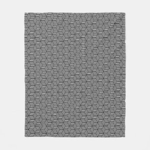 Geometrischer Musterkunstentwurf Fleecedecke