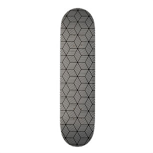 Geometrischer Musterkunstentwurf Skateboard