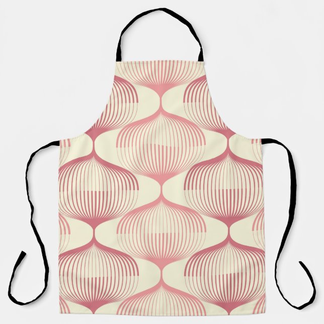 Geometrischer nahtloser Musterhintergrund mit Zeil Schürze (Vorderseite)