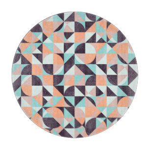 geometrischer, nahtloser Vintager Hintergrund Schneidebrett