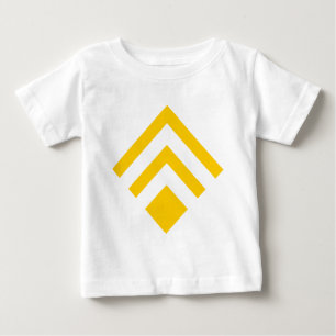 Geometrischer Pfeil 02 - Gelb Baby T-shirt