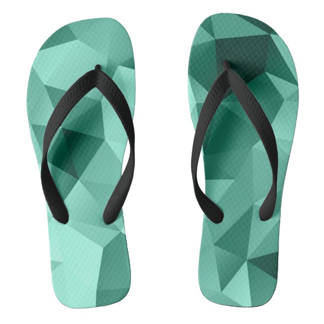 geometrischer Polygondreieck Flip Flops (Fußbett)