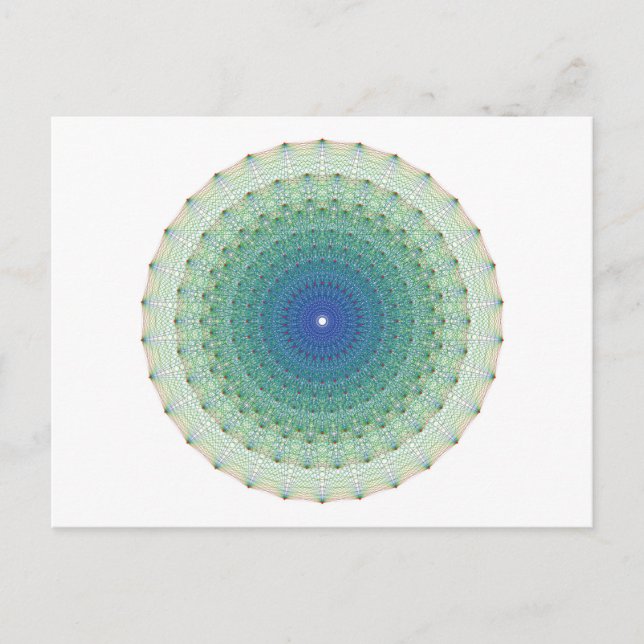 Geometrischer Polytope E8 Graph Coxeter Ebene  Postkarte (Vorderseite)