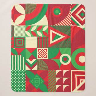 Geometrischer Pop: Farbige Abstrakte Fliesen. Sherpadecke