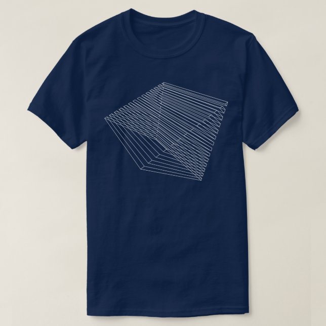 geometrischer Rahmen T-Shirt (Design vorne)