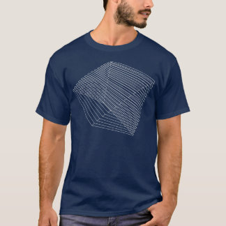 geometrischer Rahmen T-Shirt