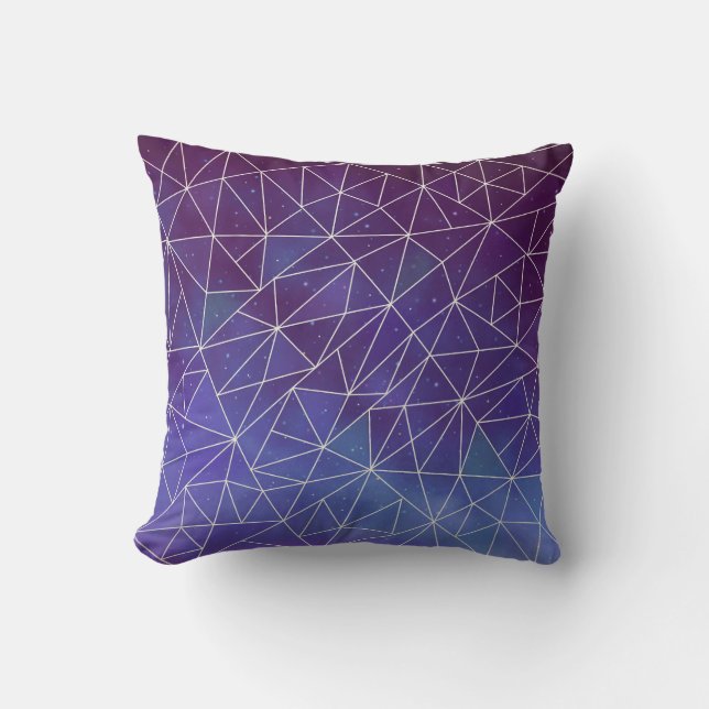 Geometrischer Raum Kissen (Vorderseite)