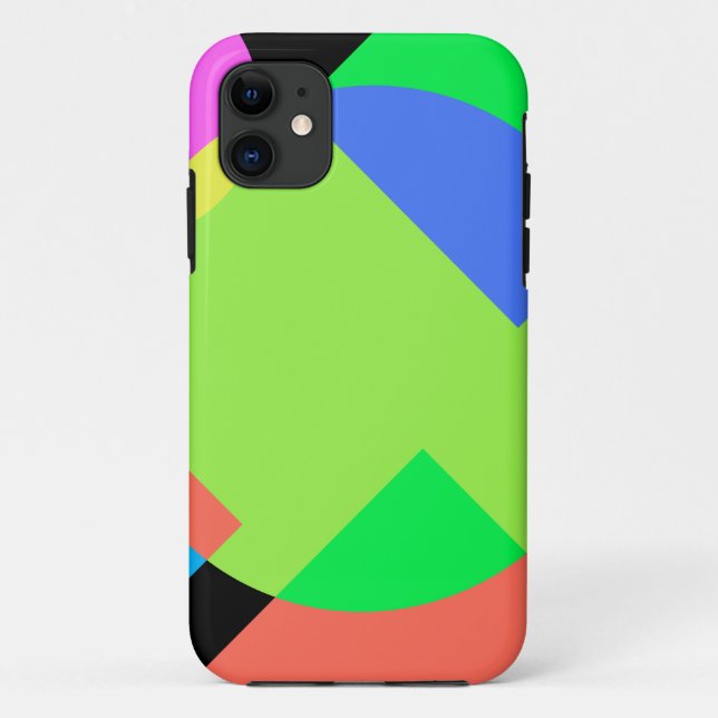 Geometrischer Regenbogen Case-Mate iPhone Hülle (Rückseite)