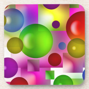 Geometrischer Regenbogen Untersetzer