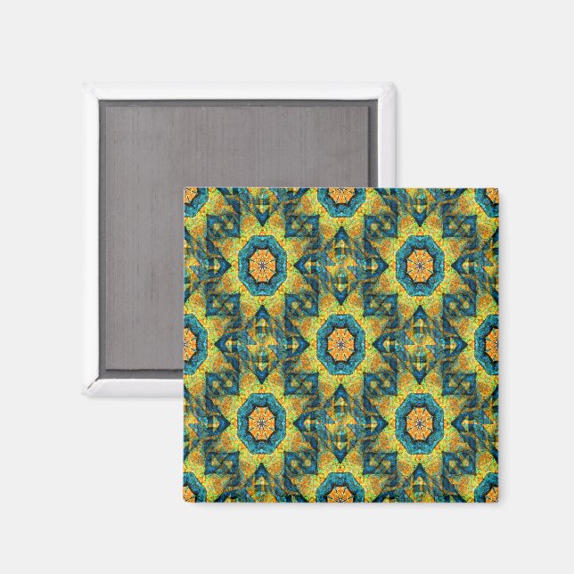 Geometrischer Spaß.... Magnet (Vorderseite/Rückseite)