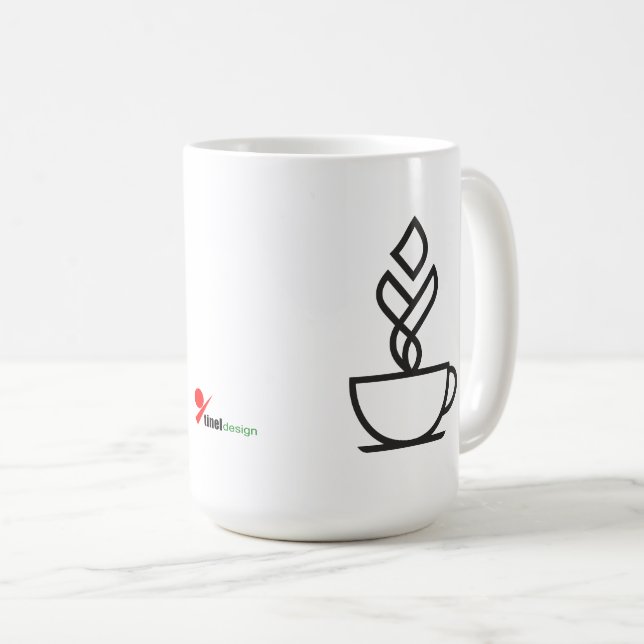 Geometrischer Steam Kaffeetasse (VorderseiteRechts)